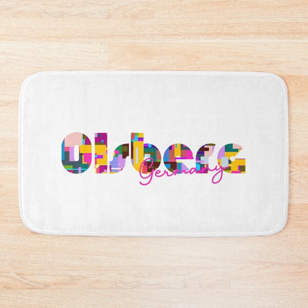 Item preview, Olsberg, Germany, Vibrant Abstract City Typography Art designed and sold by Wanderful-roads.