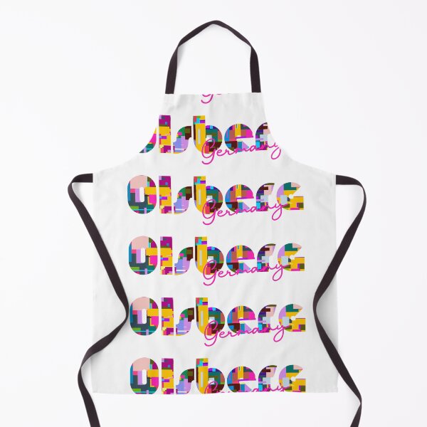 Item preview, Olsberg, Germany, Vibrant Abstract City Typography Art designed and sold by Wanderful-roads.