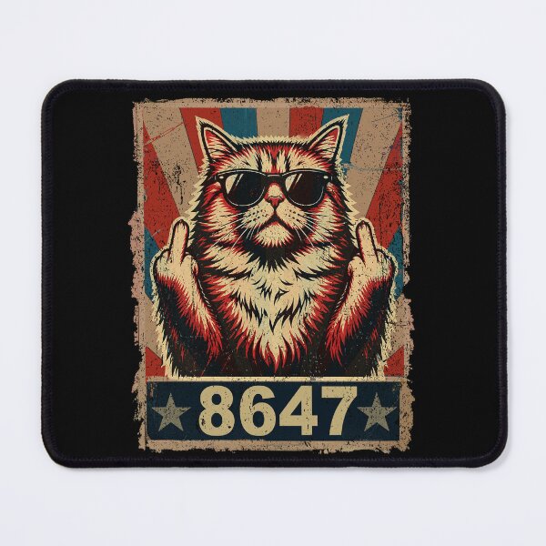 Item preview, 8647 86 47 Funny Cat designed and sold by schoolofbullies.