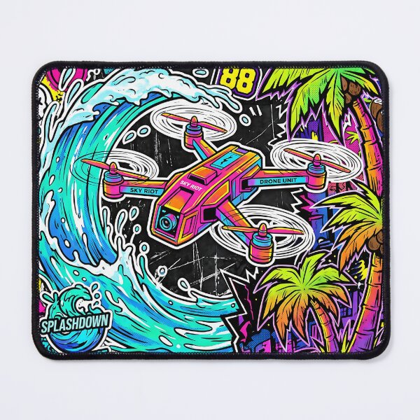 Item preview, Chaotic Sticker Drone Urban Jungle Chaos Culture designed and sold by SplashTastic.
