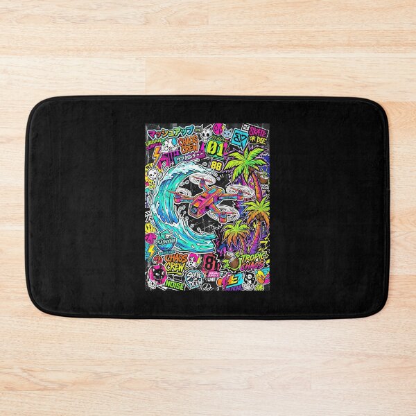 Item preview, Chaotic Sticker Drone Urban Jungle Chaos Culture designed and sold by SplashTastic.