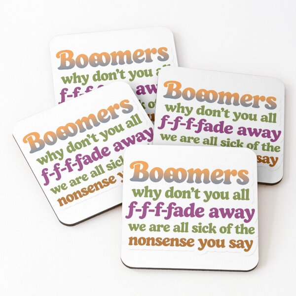 Item preview, Boomers time to f-f-f-fade away designed and sold by Kirrindy Designs.