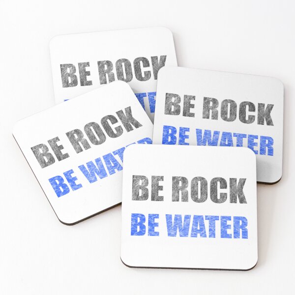 Item preview, be rock be water - daoism taoism yin yang kung fu mindfulness zen balance designed and sold by XIOMOS.