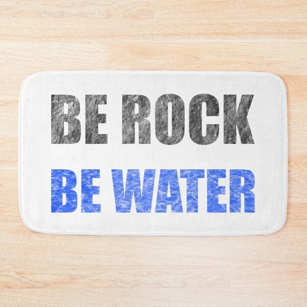 Item preview, be rock be water - daoism taoism yin yang kung fu mindfulness zen balance designed and sold by XIOMOS.