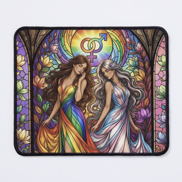 Item preview, Eternal Pride: Intricate Stained Glass Goddesses designed and sold by Soluna Studio.