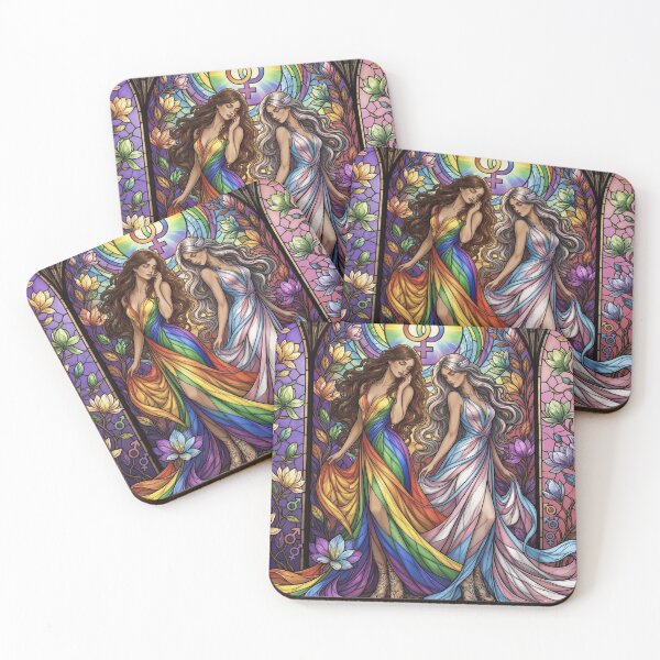 Item preview, Eternal Pride: Intricate Stained Glass Goddesses designed and sold by Soluna Studio.