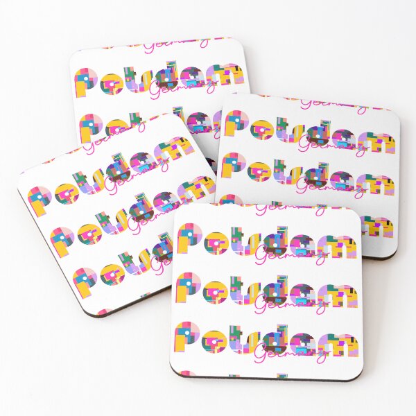 Item preview, Potsdam, Germany, Vibrant Abstract City Typography Art designed and sold by Wanderful-roads.