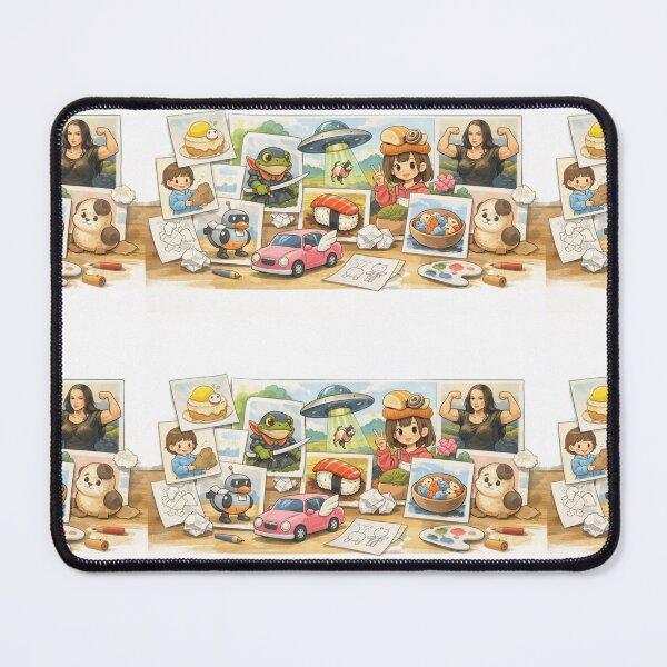 Item preview, Dreamy Cutecore Sticker Bomb Art designed and sold by EchoWave11.