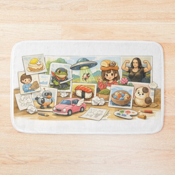 Item preview, Dreamy Cutecore Sticker Bomb Art designed and sold by EchoWave11.