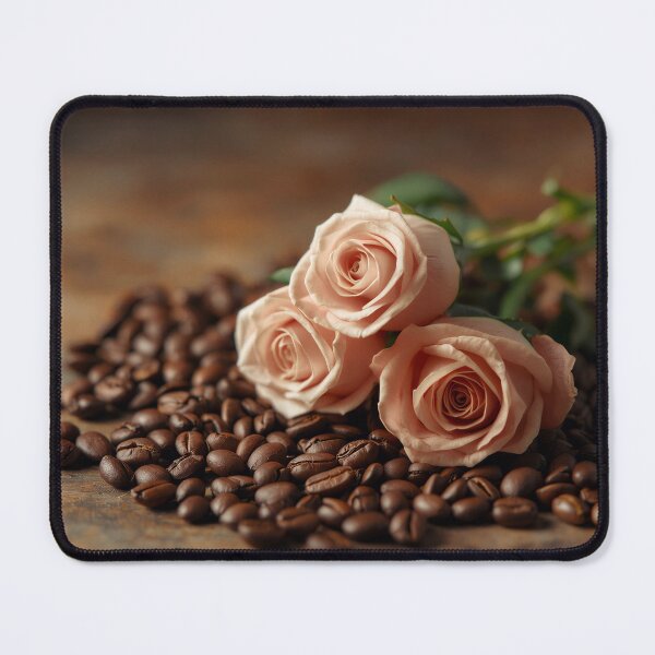 Item preview, Roses lying on coffee beans designed and sold by Marcu Ioachim.