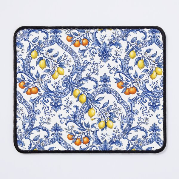 Item preview, Mediterranean Citrus Floral Pattern Mediterranean Decor Citrus Botanical designed and sold by SplashTastic.