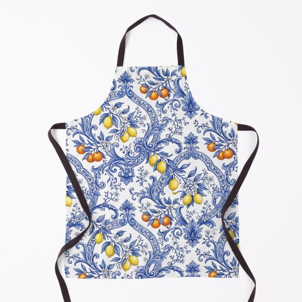 Item preview, Mediterranean Citrus Floral Pattern Mediterranean Decor Citrus Botanical designed and sold by SplashTastic.