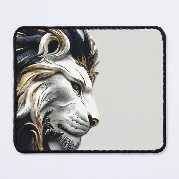 Item preview, Majestic Golden Lion Profile - Royal Spirit Animal Art designed and sold by Hou$e of Art .