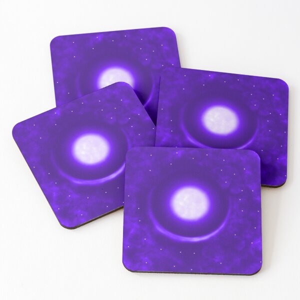 Item preview, Purple Moon Galaxy Wallpaper | Neon Cosmic Sky designed and sold by RiyanaStudio.