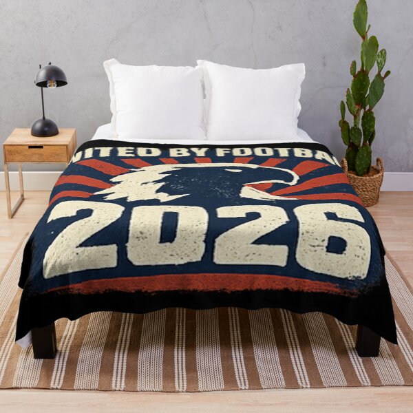 Item preview, United By Football 2026 Vintage Soccer Fan USA T-Shirt designed and sold by NeO² Studio.