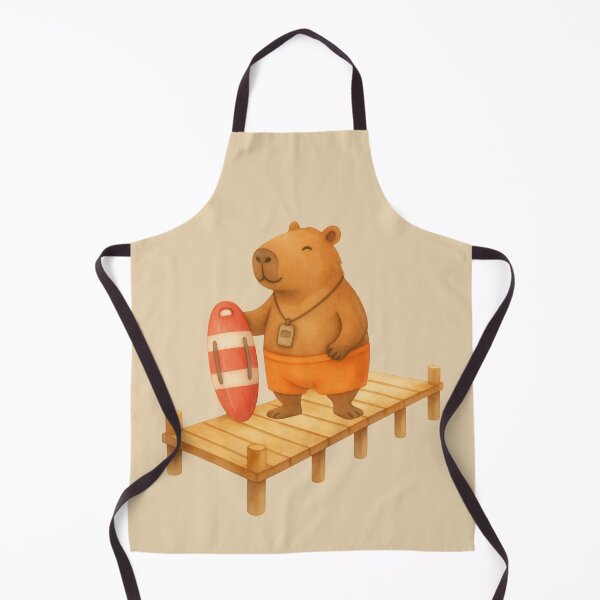 Item preview, Sunny Lifeguard Capybara designed and sold by Ivy-Triggs.