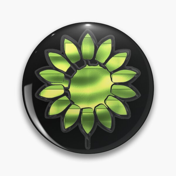 Item preview, Green Energy Core - High-Tech Glass Sunflower designed and sold by The Bold Line Studio.