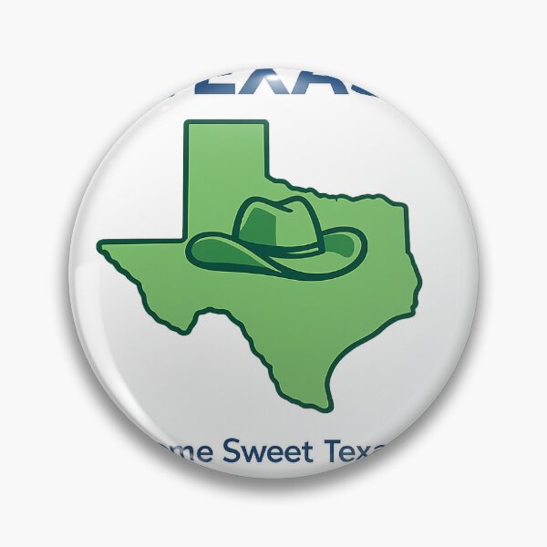 Item preview, *Home Sweet Texas - State Map Cowboy Hat Graphic Design* designed and sold by Petringo.