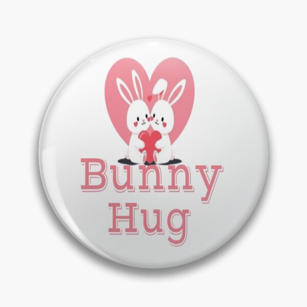 Item preview, Cute Bunny Hug – Kawaii Rabbit Love designed and sold by PrashaDesigns.