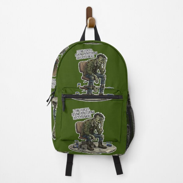 Item preview, Not Dead Just Socially Exhausted Zombie Introvert Funny Design designed and sold by PMDesignStudio.