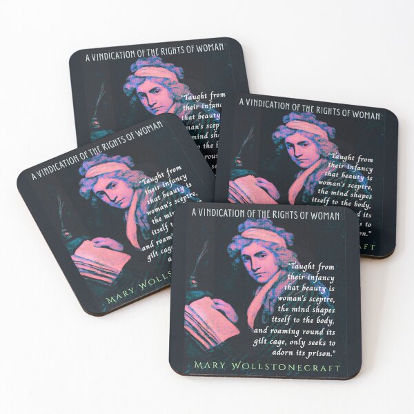 Item preview, Mary Wollstonecraft quote: Taught from their infancy, that beauty is woman's sceptre, the mind shapes itself to the body,  designed and sold by artbleed.