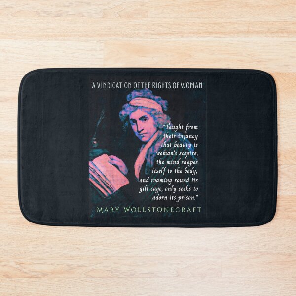 Item preview, Mary Wollstonecraft quote: Taught from their infancy, that beauty is woman's sceptre, the mind shapes itself to the body,  designed and sold by artbleed.