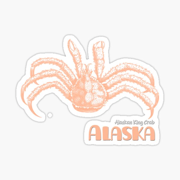 Cooler (King Crab Orange) Sticker for Sale by steveskaar