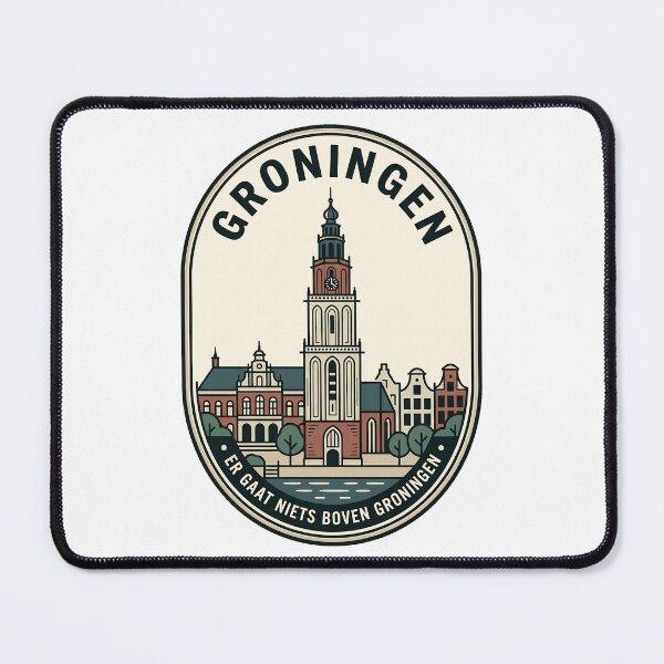Item preview, Vintage Groningen Netherlands Martinitoren City Badge designed and sold by k3rstman1.