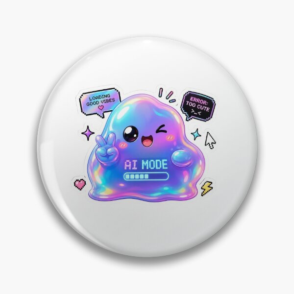 Item preview, AI Mood Blob Sticker designed and sold by blossomfun.