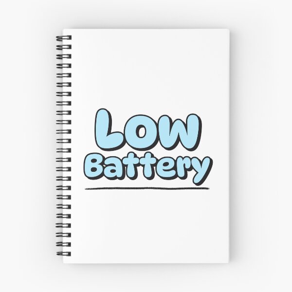 Item preview, Low Battery designed and sold by GlimmerAura.