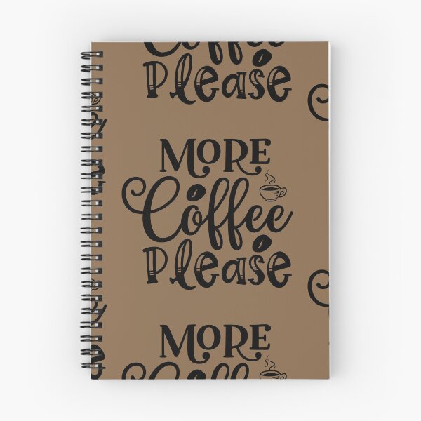 Item preview, More Coffee Please Minimalist Typography Quote designed and sold by TIGER-GEMINI.