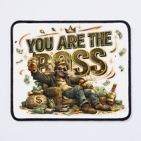 Item preview, You Are The Boss Funny Rich Bum Design designed and sold by PMDesignStudio.
