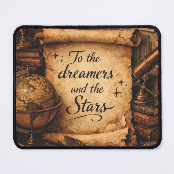 Item preview, Dreamers and the Stars Dark Academia Quote designed and sold by Mauswohn.