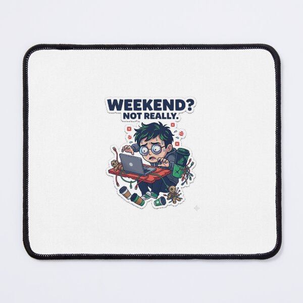 Item preview, Weekend Not Really - Funny Programmer Working On Weekend designed and sold by IntrovertEngineer11.