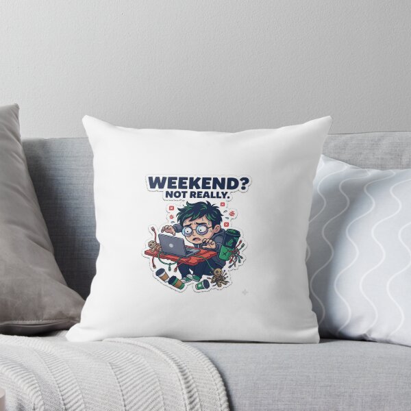 Item preview, Weekend Not Really - Funny Programmer Working On Weekend designed and sold by IntrovertEngineer11.