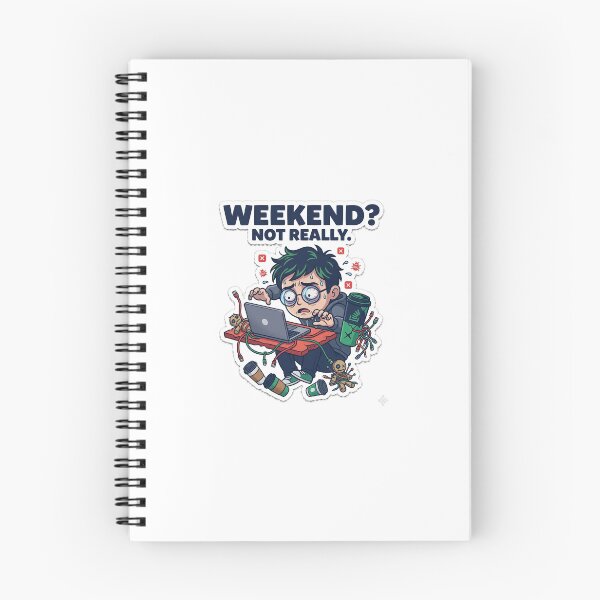 Item preview, Weekend Not Really - Funny Programmer Working On Weekend designed and sold by IntrovertEngineer11.