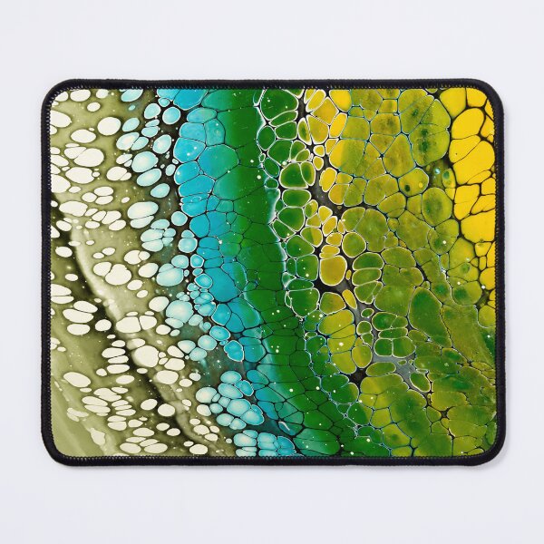 Item preview, Emerald Tide - Original Fluid Art designed and sold by PourtionOfArt.