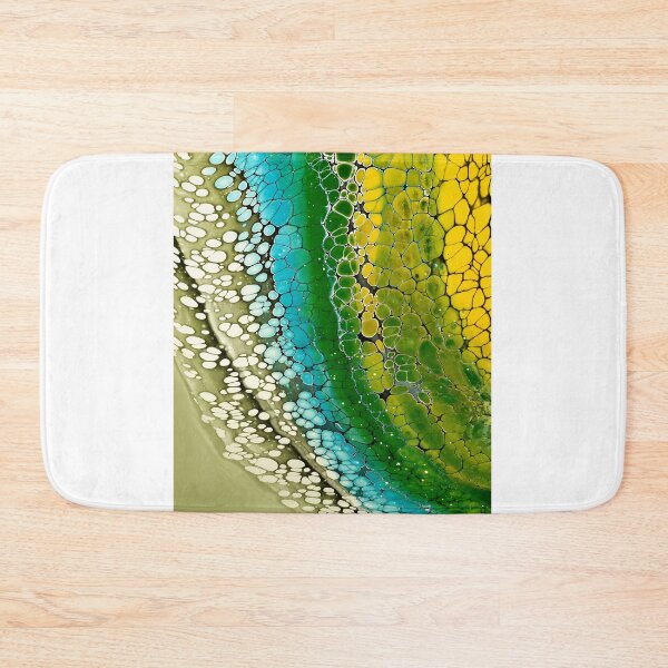 Item preview, Emerald Tide - Original Fluid Art designed and sold by PourtionOfArt.