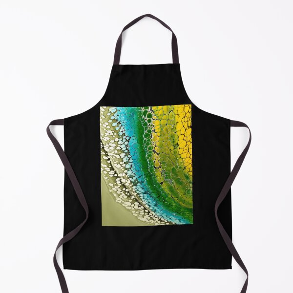 Artikelvorschau, Emerald Tide – Original Fluid Art entworfen und verkauft von PourtionOfArt.
