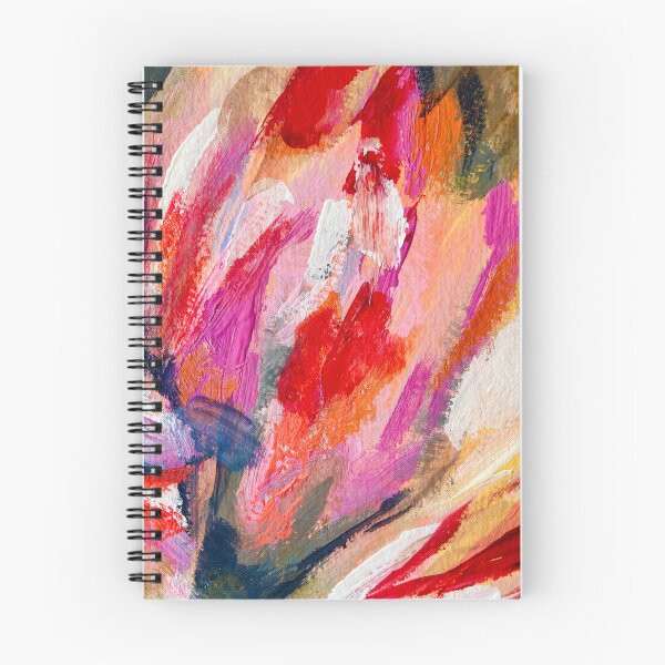 Item preview, Abstract Floral Petals Painting in Reds and Pinks designed and sold by helenannestudio.