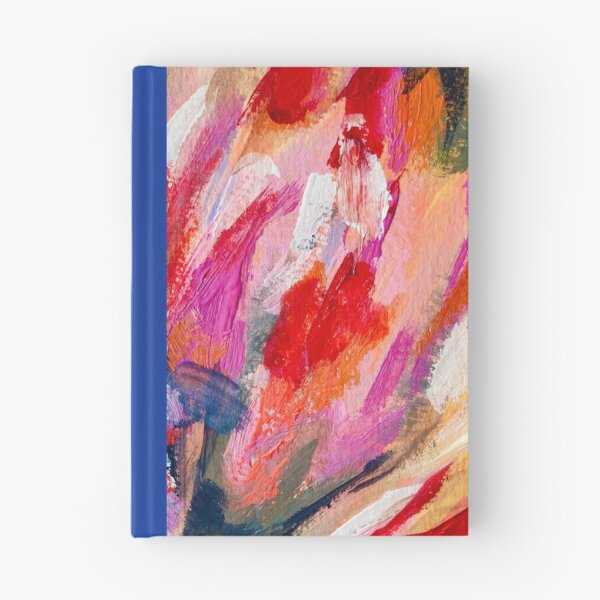 Item preview, Abstract Floral Petals Painting in Reds and Pinks designed and sold by helenannestudio.