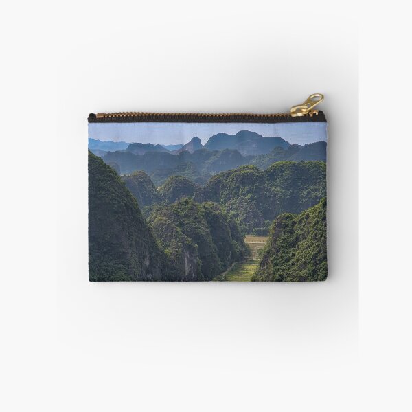 Item preview, Ngo Dong River from Lying Dragon Mountain Summit - Tam Coc Valley | Cinematic Ninh Binh Vietnam Art designed and sold by Ross.A.Campbell.