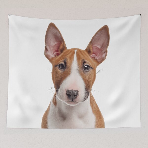 Artikelvorschau, Bezaubernder Miniatur-Bullterrier-Welpe für Liebhaber süßer Mini-Bullterrier-Welpen. entworfen und verkauft von LazyOwlStore.