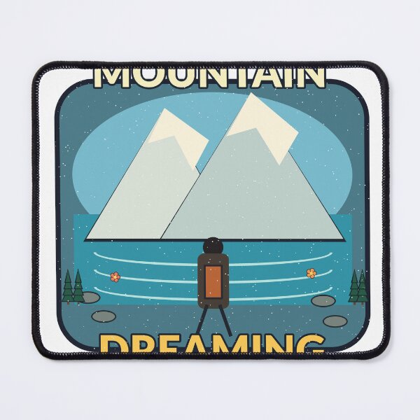 Artikelvorschau, Mountain Dreaming Outdoor Camping Wandern Natur Design entworfen und verkauft von Cozy Oddities Studio.