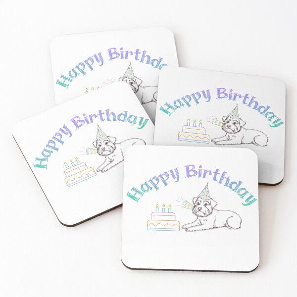 Item preview, Happy Birthday Schnauzer  designed and sold by SunnyBatch.