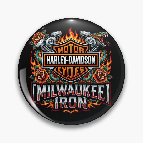 Item preview, Milwaukee Iron Harley Davidson Rugged Road Warrior Graphic designed and sold by enzoade.