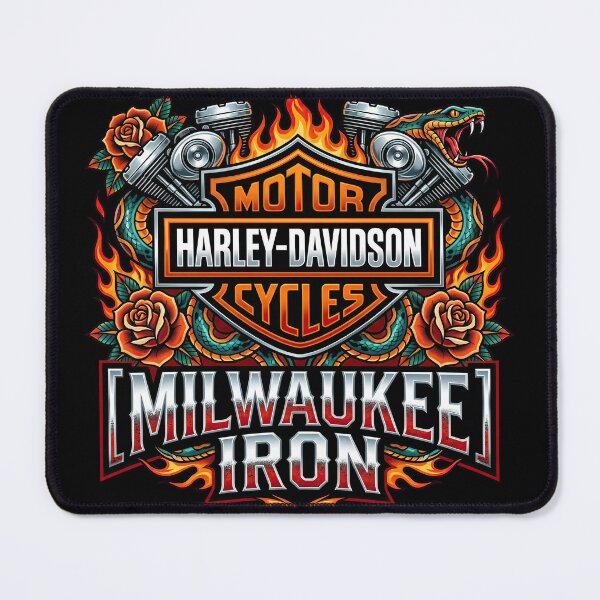 Item preview, Milwaukee Iron Harley Davidson Rugged Road Warrior Graphic designed and sold by enzoade.