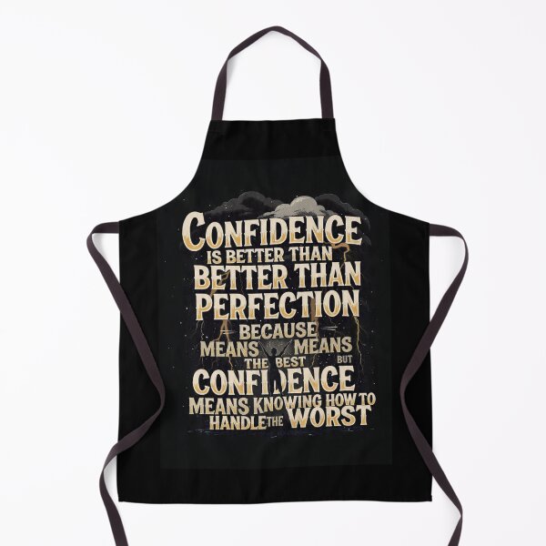 Item preview,  Confidence is better than better than perfection because means means the best but confidence means knowing how to handle the worst  designed and sold by Manesakshi2004.