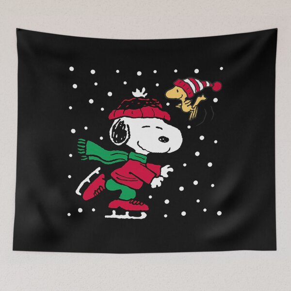 Item preview, Peanuts - Christmas Snoopy Ice Skating designed and sold by rakasinatra.