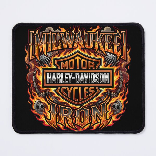 Item preview, Milwaukee Iron Harley Davidson Vintage Rider Design designed and sold by enzoade.